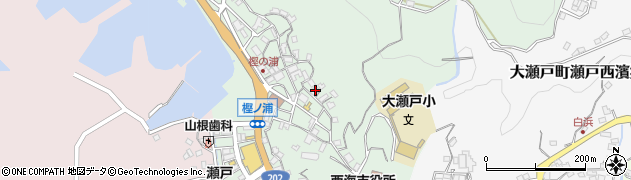 長崎県西海市大瀬戸町瀬戸樫浦郷2408周辺の地図
