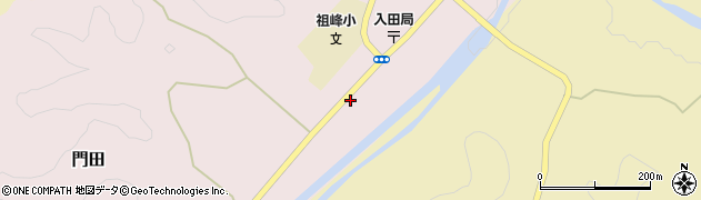 大分県竹田市門田251周辺の地図