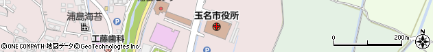 熊本県玉名市周辺の地図