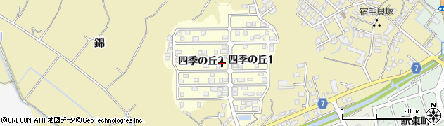 高知県宿毛市四季の丘周辺の地図