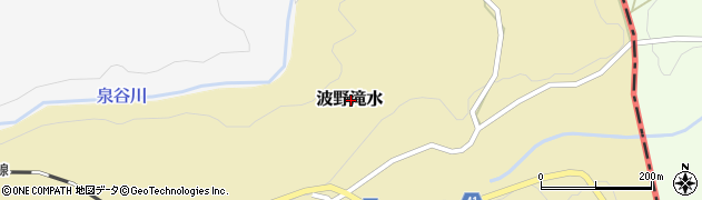 熊本県阿蘇市波野大字滝水周辺の地図