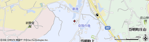 熊本県玉名市岱明町上211周辺の地図