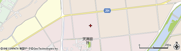 熊本県菊池市泗水町富納周辺の地図