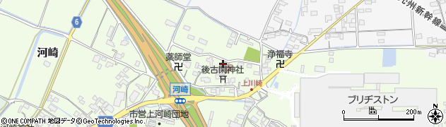 熊本県玉名市河崎周辺の地図