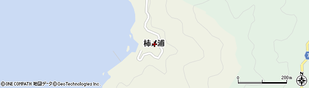 愛媛県南宇和郡愛南町柿ノ浦周辺の地図