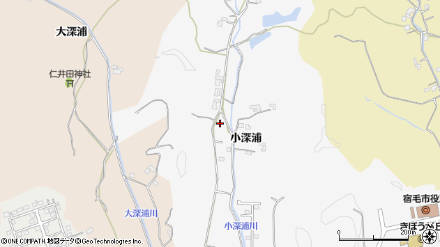 〒788-0033 高知県宿毛市小深浦の地図