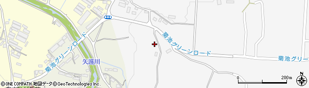 熊本県菊池市旭志新明332周辺の地図