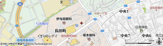 高知県宿毛市長田町周辺の地図