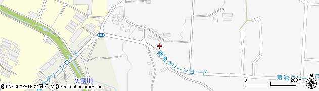 熊本県菊池市旭志新明338周辺の地図