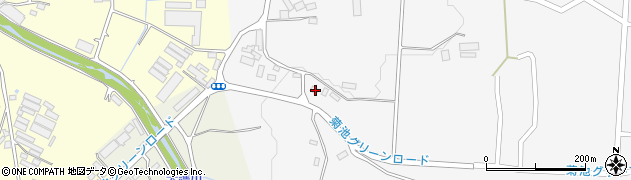 熊本県菊池市旭志新明342周辺の地図