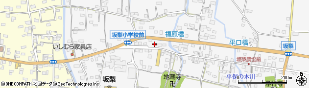坂梨郵便局周辺の地図
