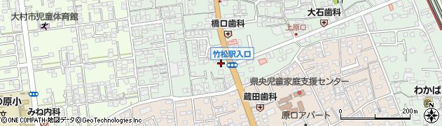 長崎県大村市竹松本町832周辺の地図