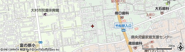 長崎県大村市竹松本町1164周辺の地図