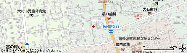 長崎県大村市竹松本町827周辺の地図