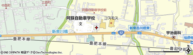 株式会社阿蘇自動車学校周辺の地図