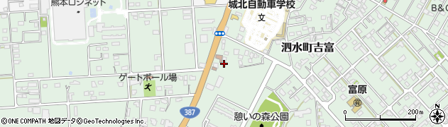 熊本県菊池市泗水町吉富3233周辺の地図