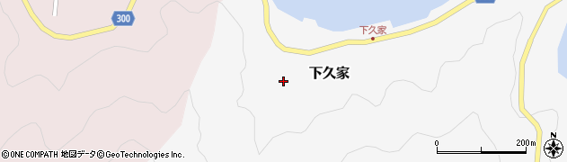愛媛県南宇和郡愛南町下久家42周辺の地図