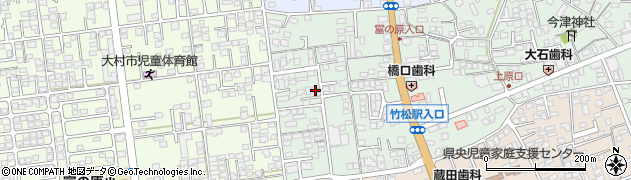長崎県大村市竹松本町1151周辺の地図