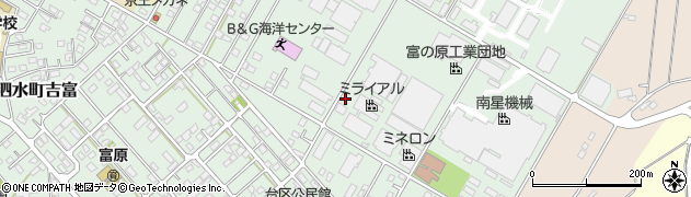 熊本県菊池市泗水町吉富35周辺の地図