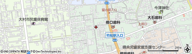 長崎県大村市竹松本町835周辺の地図