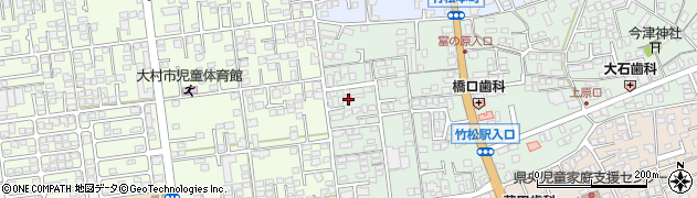 長崎県大村市竹松本町1137周辺の地図