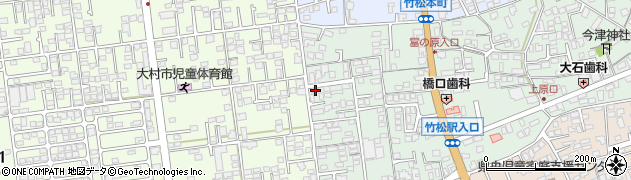 長崎県大村市竹松本町1133周辺の地図