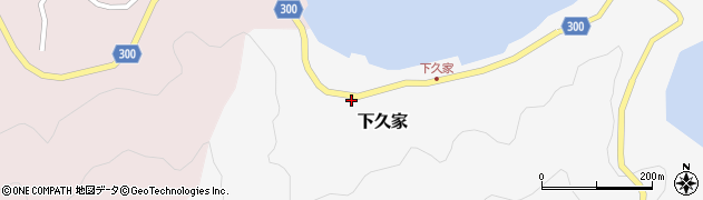 愛媛県南宇和郡愛南町下久家360周辺の地図
