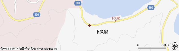 愛媛県南宇和郡愛南町下久家47周辺の地図