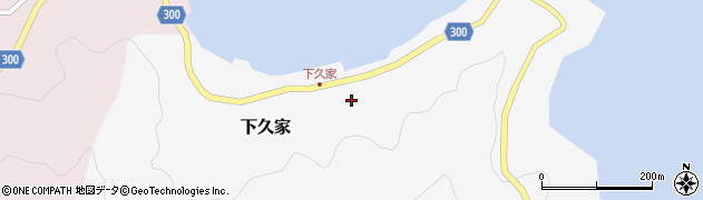 高茂岬船越線周辺の地図