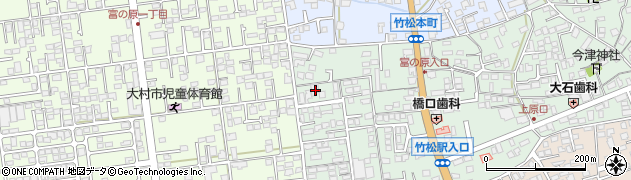 長崎県大村市竹松本町1128周辺の地図