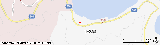 愛媛県南宇和郡愛南町下久家34周辺の地図