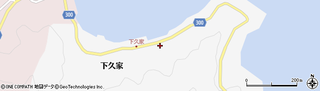 愛媛県南宇和郡愛南町下久家602周辺の地図