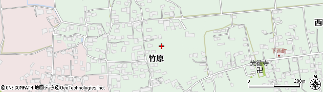 熊本県阿蘇市竹原周辺の地図
