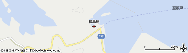 松島郵便局周辺の地図
