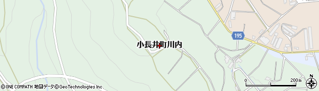 長崎県諫早市小長井町川内周辺の地図