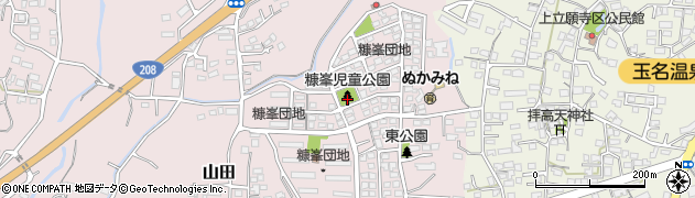 糠峯児童公園周辺の地図
