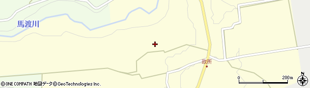 大分県竹田市荻町政所247周辺の地図