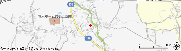 内牧停車場乙姫線周辺の地図