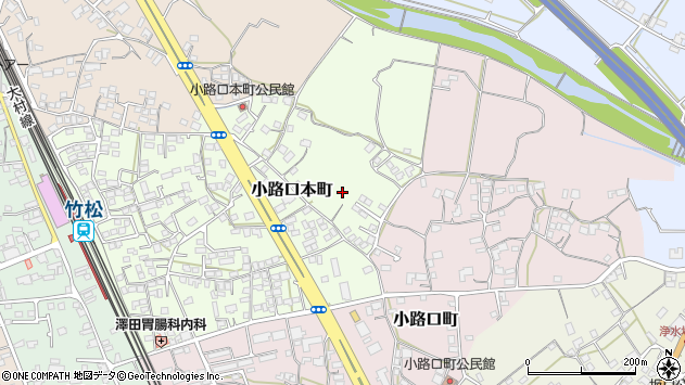 〒856-0020 長崎県大村市小路口本町の地図