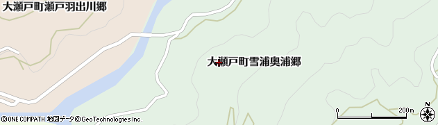 長崎県西海市大瀬戸町雪浦奥浦郷周辺の地図