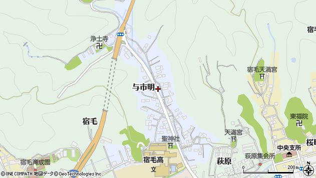 〒788-0008 高知県宿毛市与市明の地図