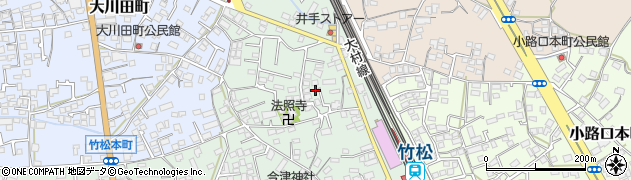 長崎県大村市竹松本町1032周辺の地図