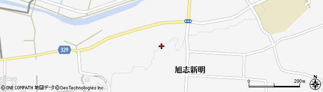 熊本県菊池市旭志新明1327周辺の地図