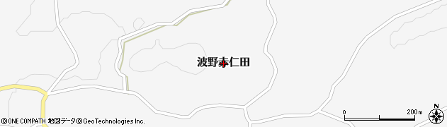 熊本県阿蘇市波野大字赤仁田周辺の地図