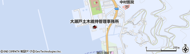 長崎県県北振興局建設部大瀬戸土木維持管理事務所周辺の地図