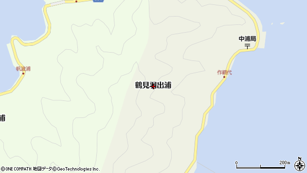 〒876-1205 大分県佐伯市鶴見羽出浦の地図