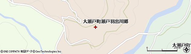 長崎県西海市大瀬戸町瀬戸羽出川郷周辺の地図