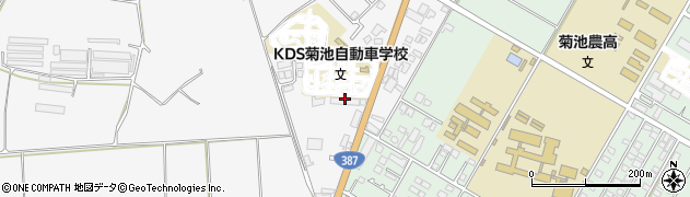 菊池自動車学校周辺の地図