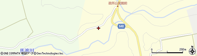 大分県竹田市荻町政所585周辺の地図