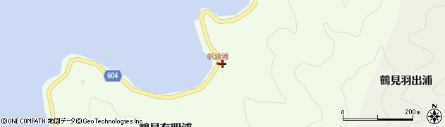 大分県佐伯市鶴見大字有明浦1148周辺の地図